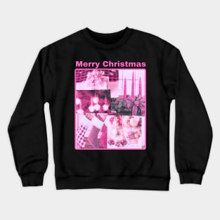 Merry Pink Christmas Crewneck Sweatshirt